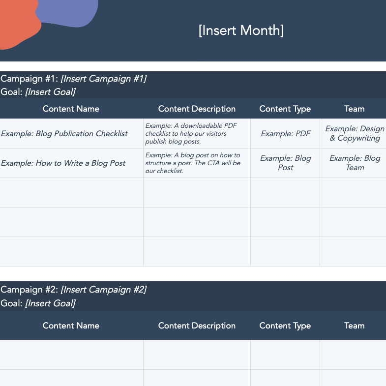 Free Editorial Calendar Templates [Download Now]